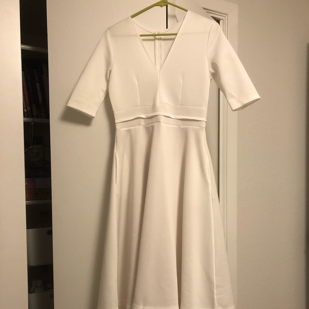 BHLDN White dress